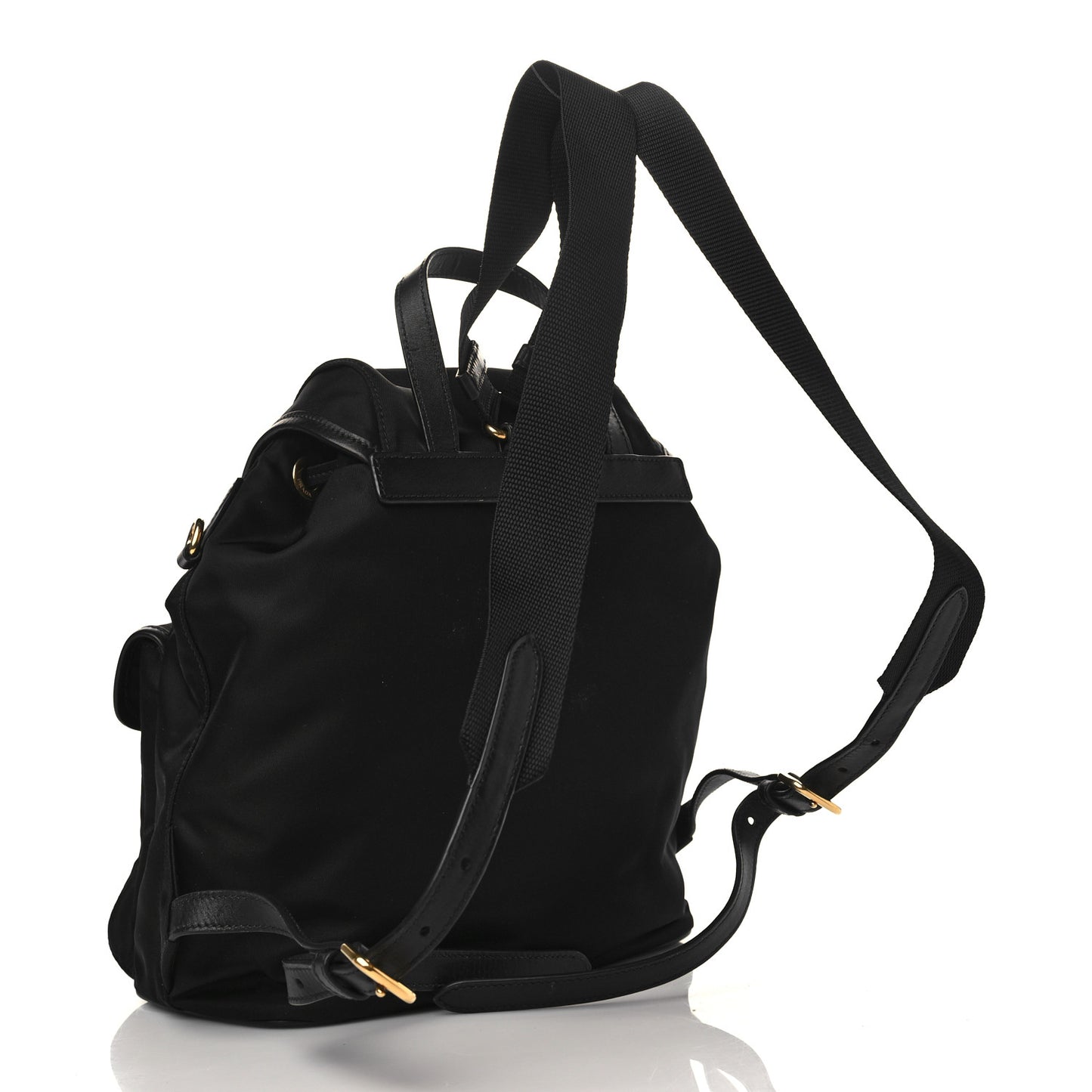 Tessuto Nylon Vitello Backpack Black