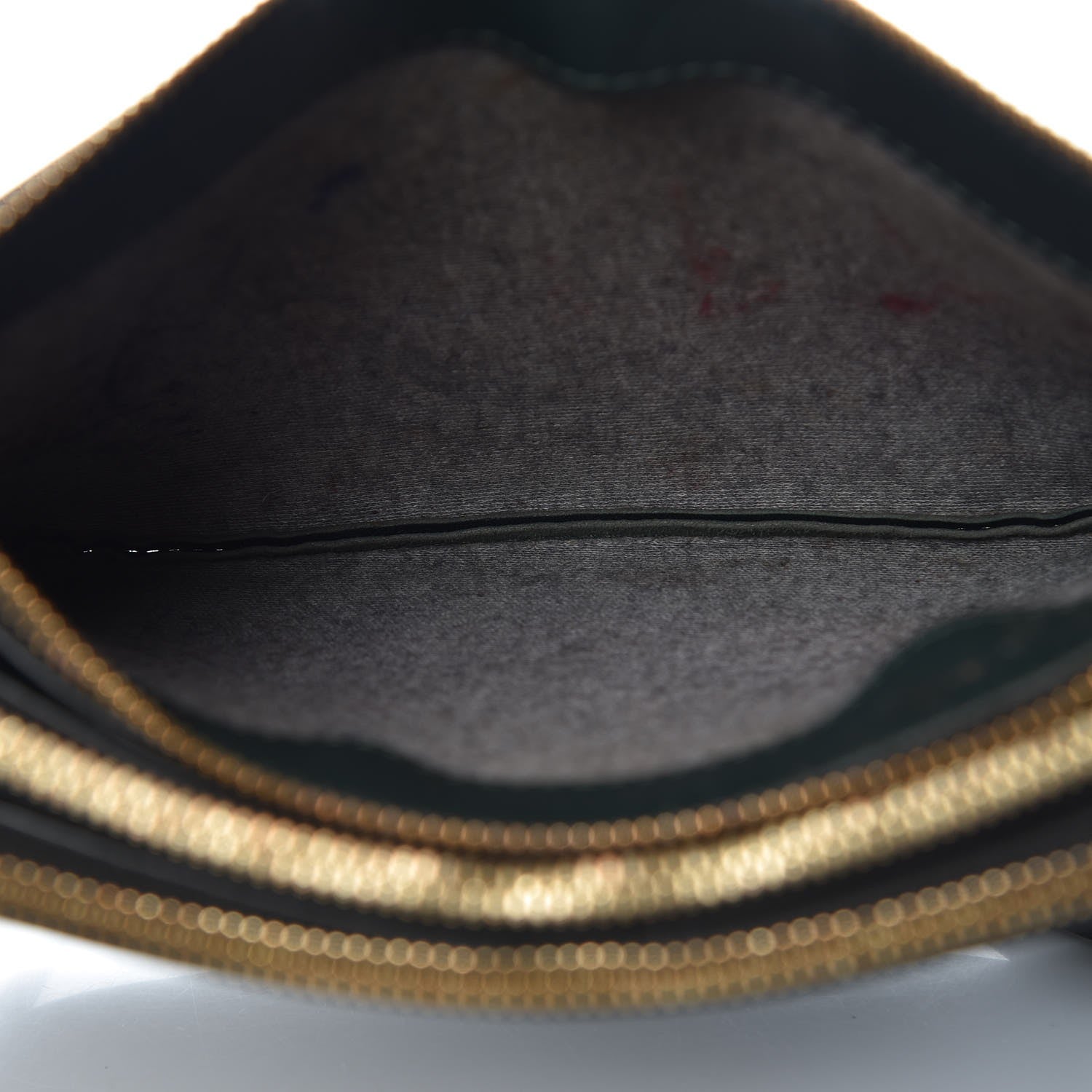Celine Lambskin Small Trio Crossbody Bag Dark Green 8 of 21