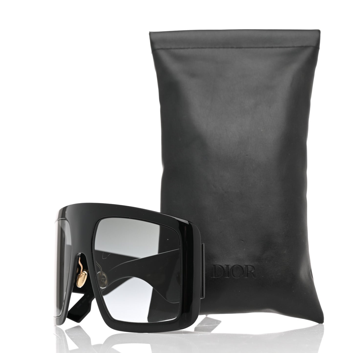 Acetate DiorSo Light 1 Shield Sunglasses Black