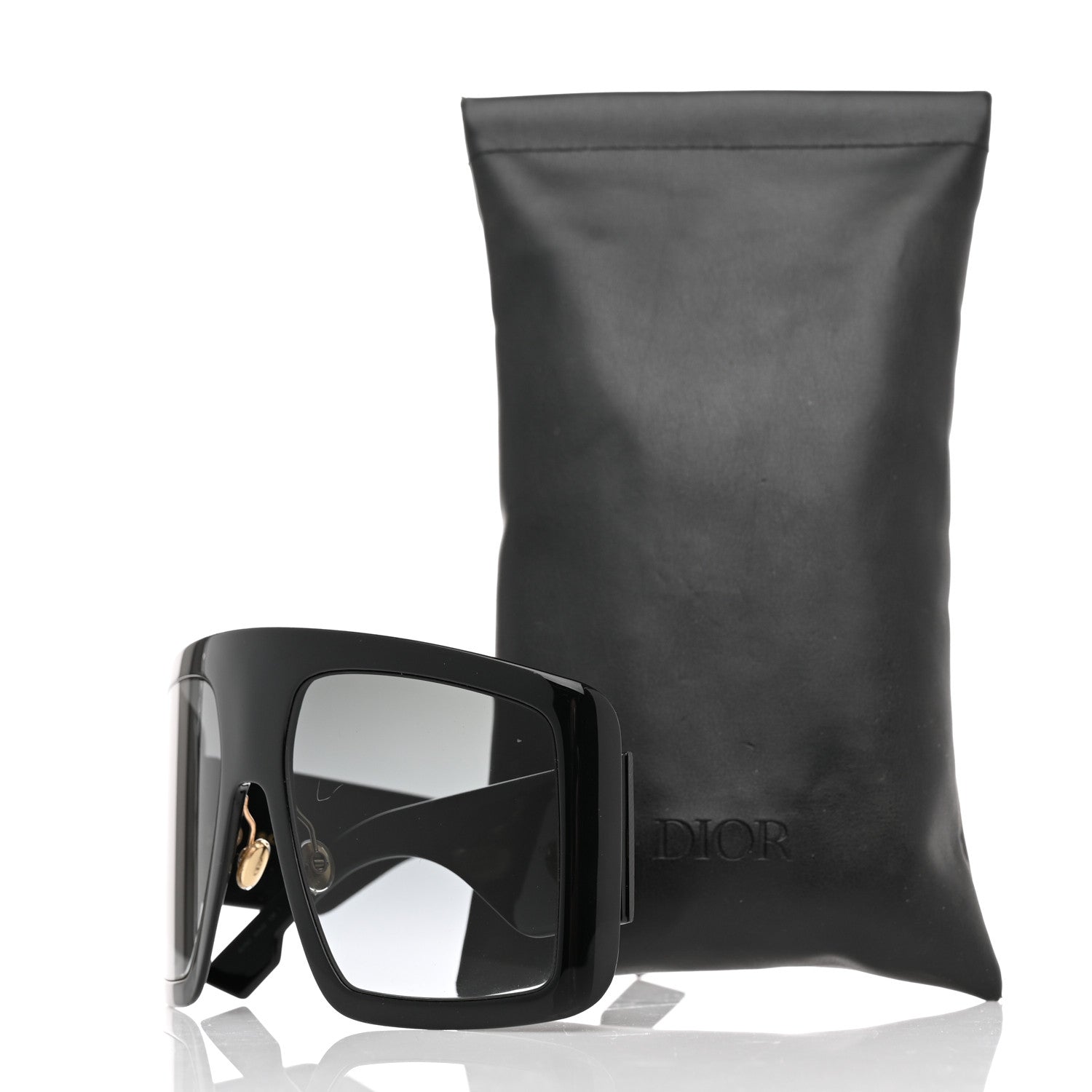 Christian Dior Acetate DiorSo Light 1 Shield Sunglasses Black 9 of 9