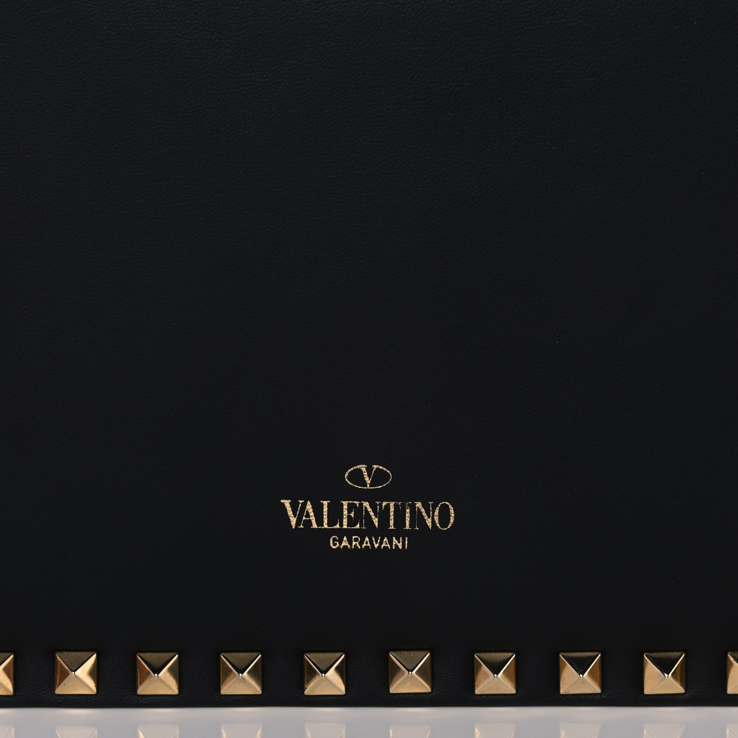 Valentino Garavani Nappa Rockstud Wristlet Clutch Black 7 of 9