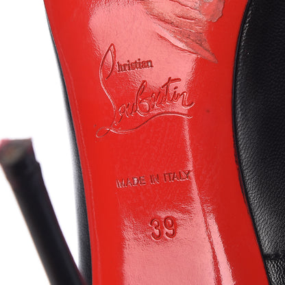 Christian Louboutin Kid Hi Elisa 100 Pumps 39 Black 7 of 12