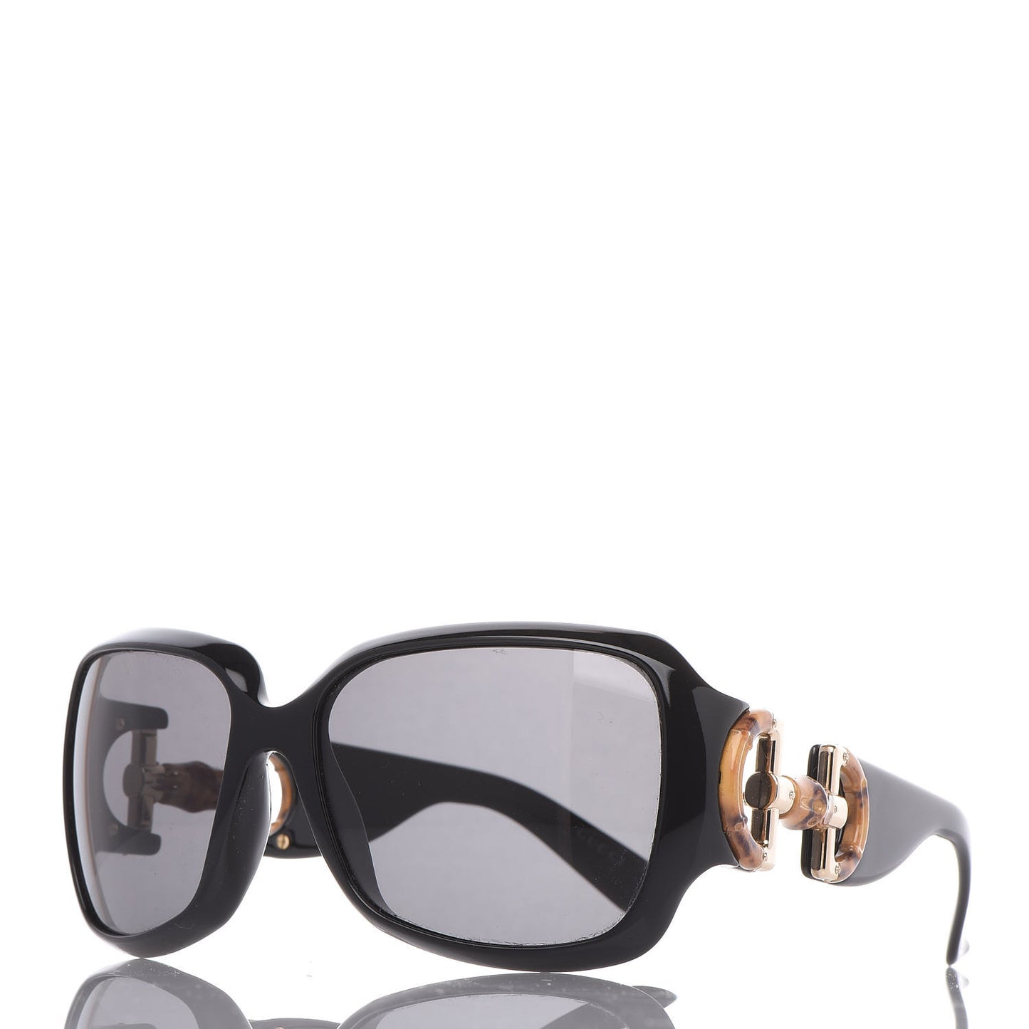 Bamboo Horsebit Sunglasses Tortoise GG 2969/S Black