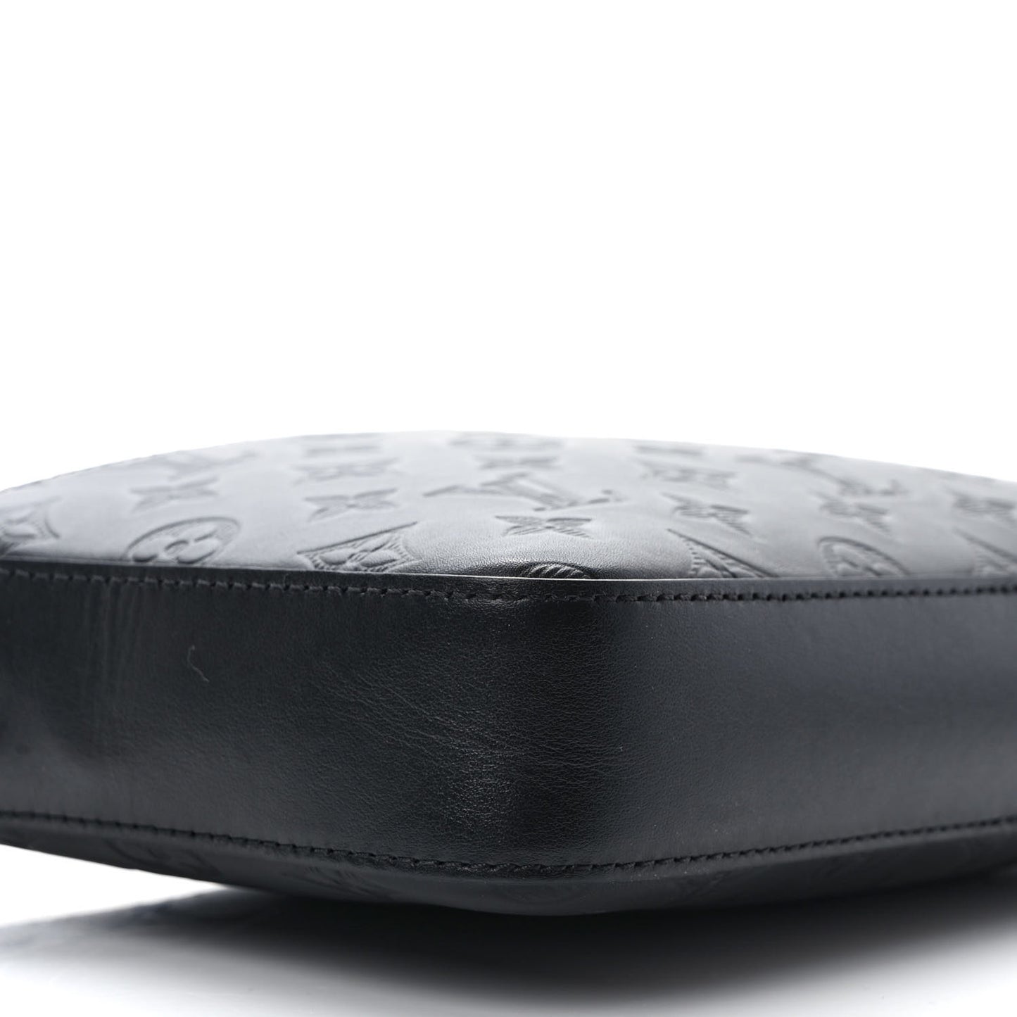 Calfskin Monogram Shadow Duo Messenger Black