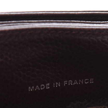 Chanel Caviar Timeless CC Compact Flap Wallet Burgundy 9 of 15