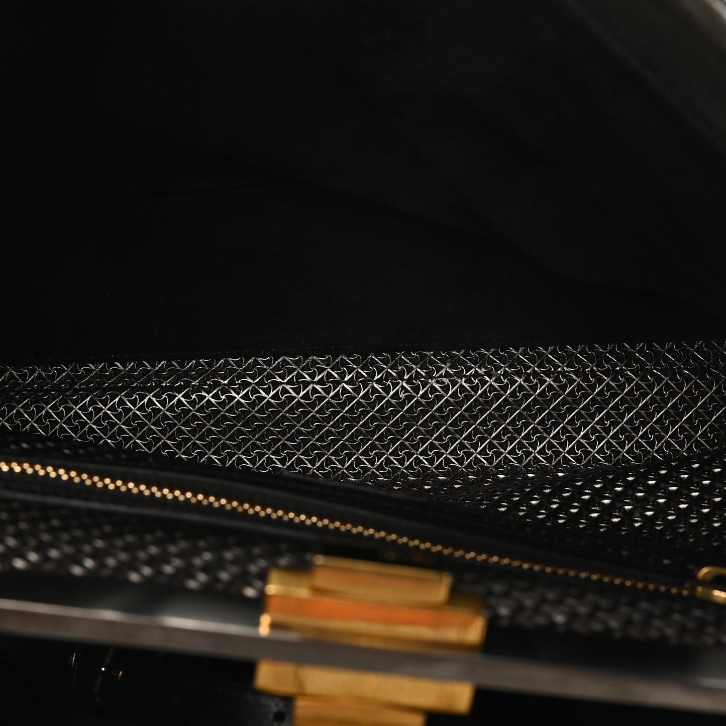 Patent Large Peekaboo Iconic Satchel Green
