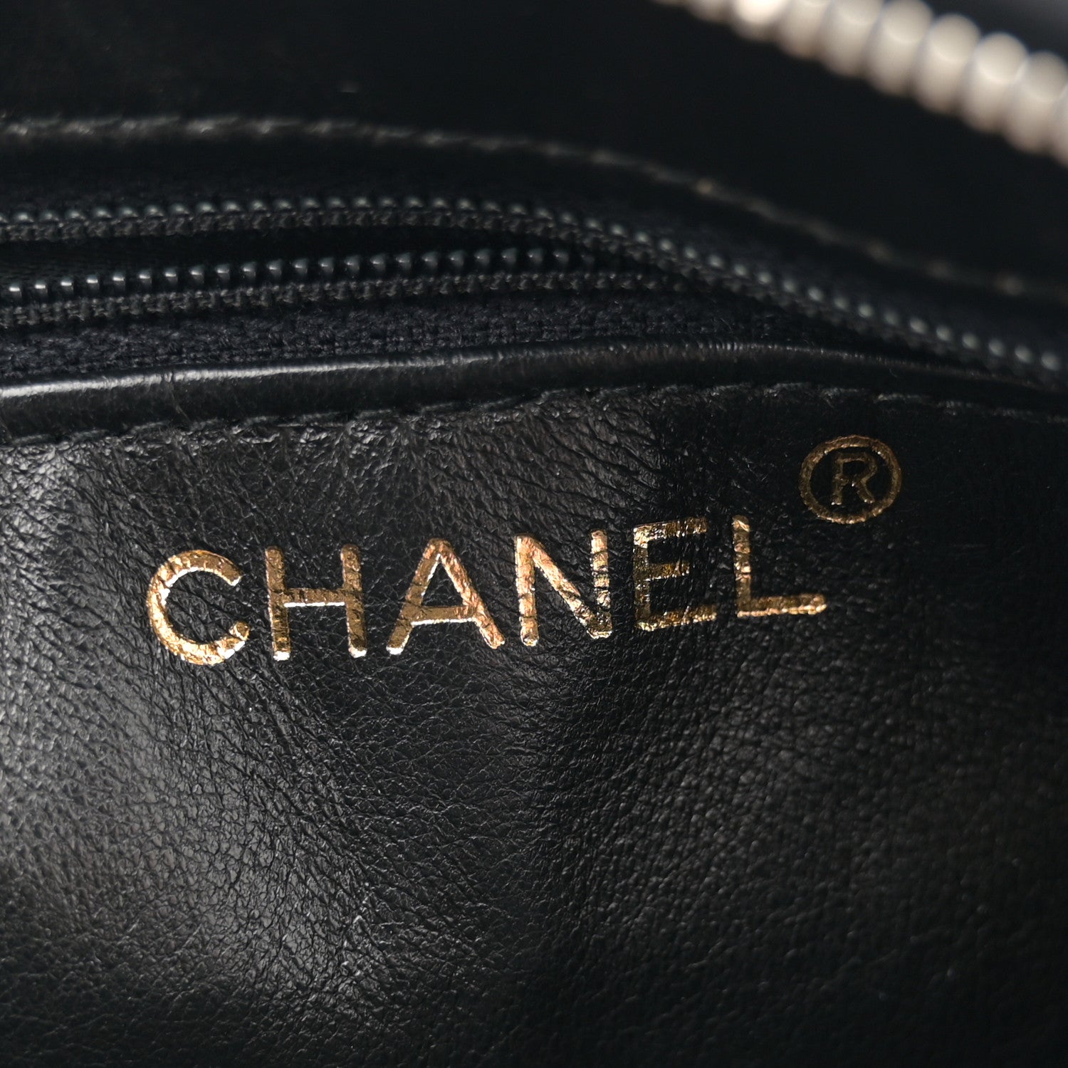 Chanel Lambskin Quilted Small Diamond CC Camera Case Black 6 of 11