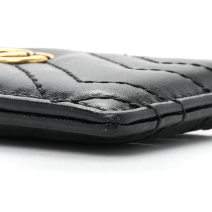 Gucci Calfskin Matelasse GG Marmont Card Holder Black 7 of 10