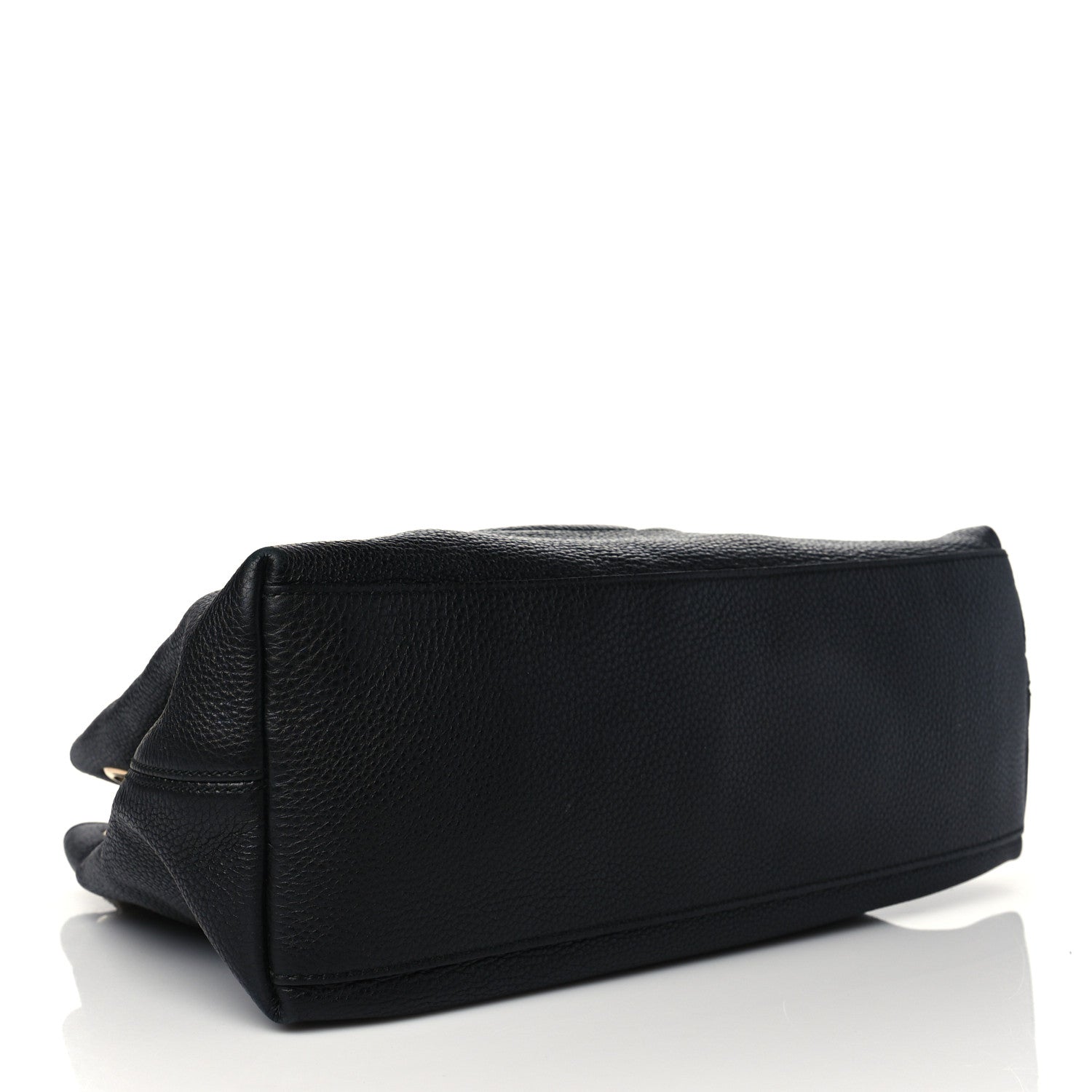 Gucci Pebbled Calfskin Medium Soho Chain Shoulder Bag Black 4 of 10