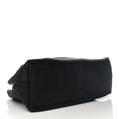 Gucci Pebbled Calfskin Medium Soho Chain Shoulder Bag Black 4 of 10