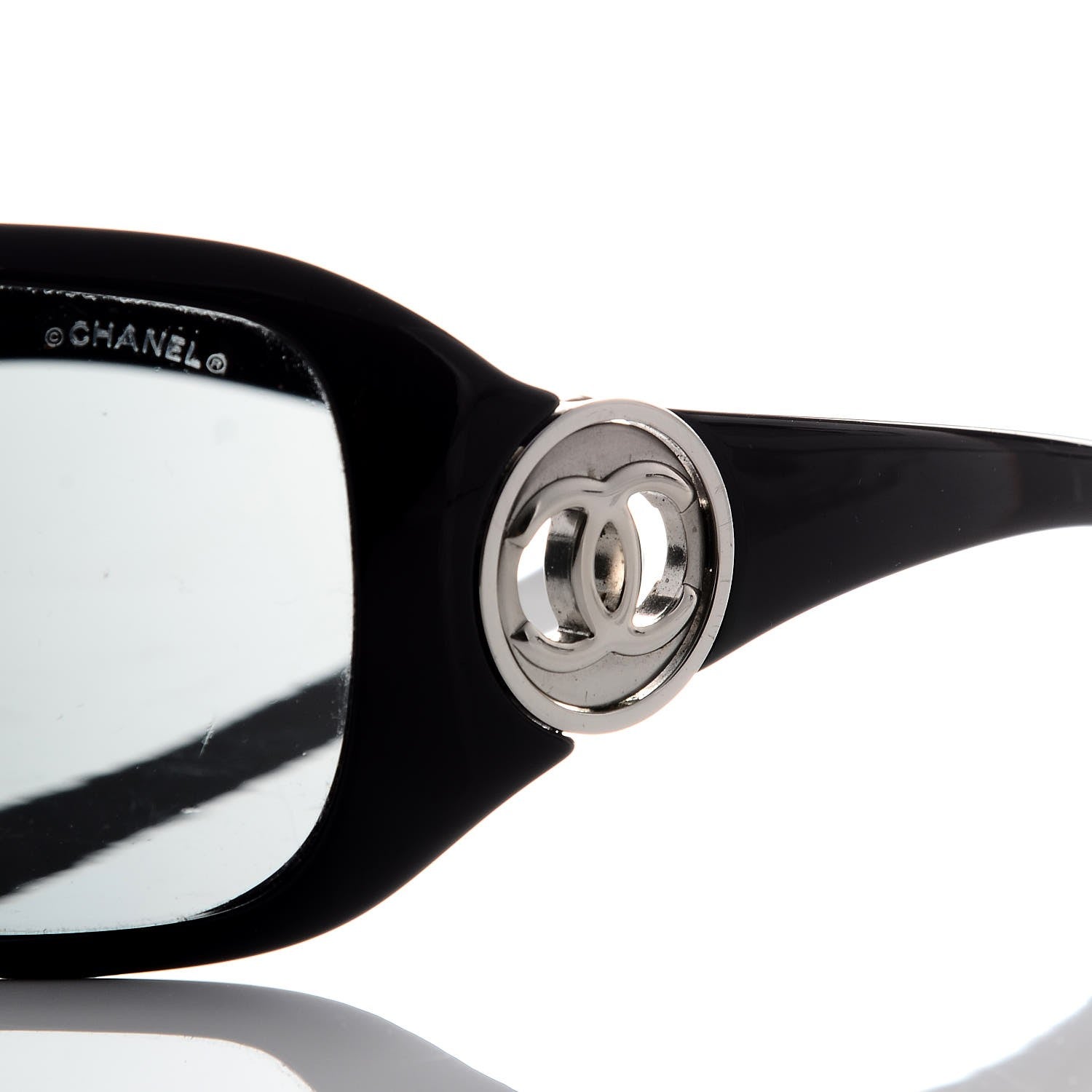 Chanel CC Sunglasses 6023 Black 7 of 8