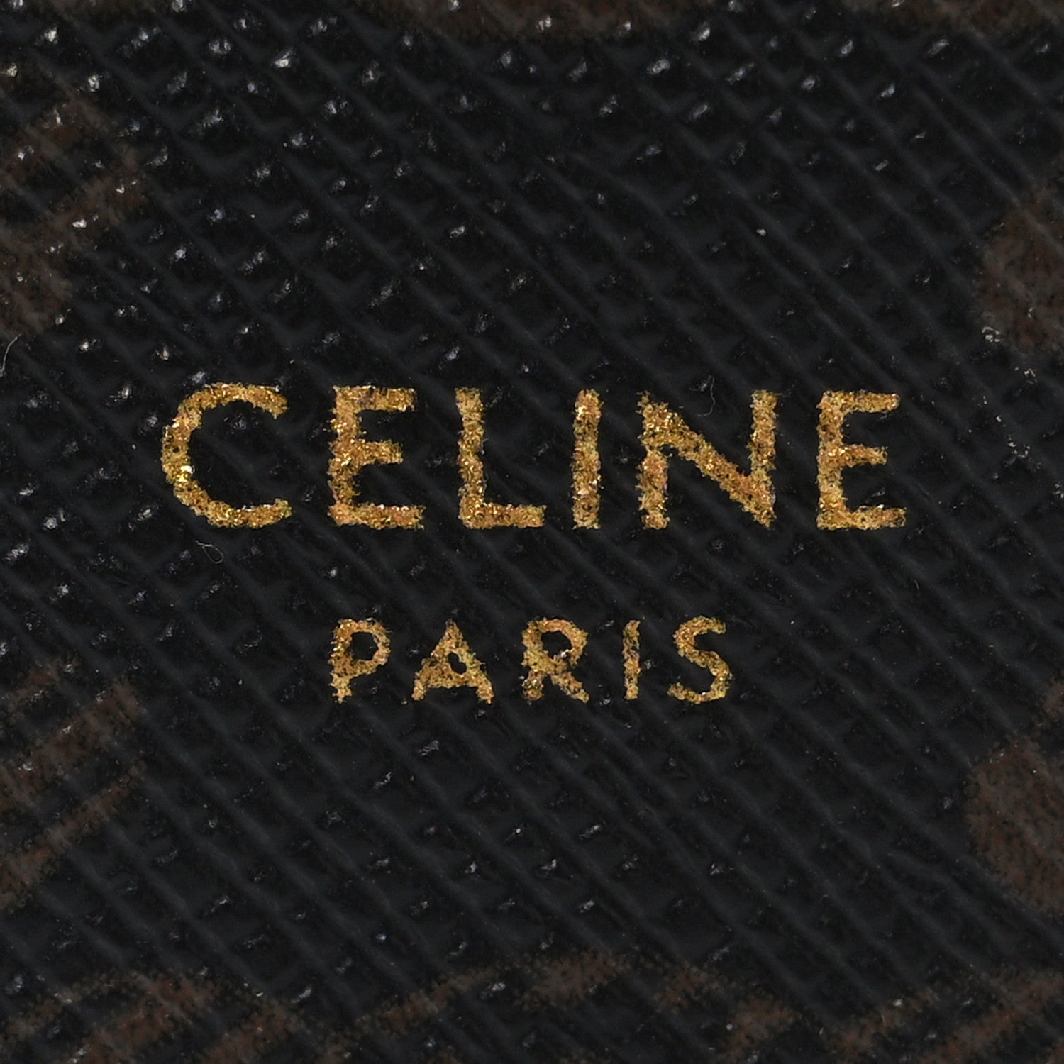 Celine Triomphe Canvas Lambskin Wallet On Strap Tan 6 of 11