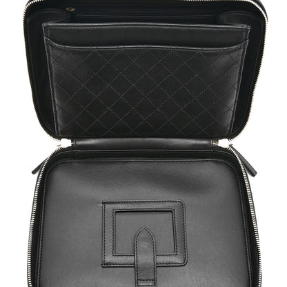 Chanel Caviar Quilted Large CC Filigree Vanity Case Black 7 of 12