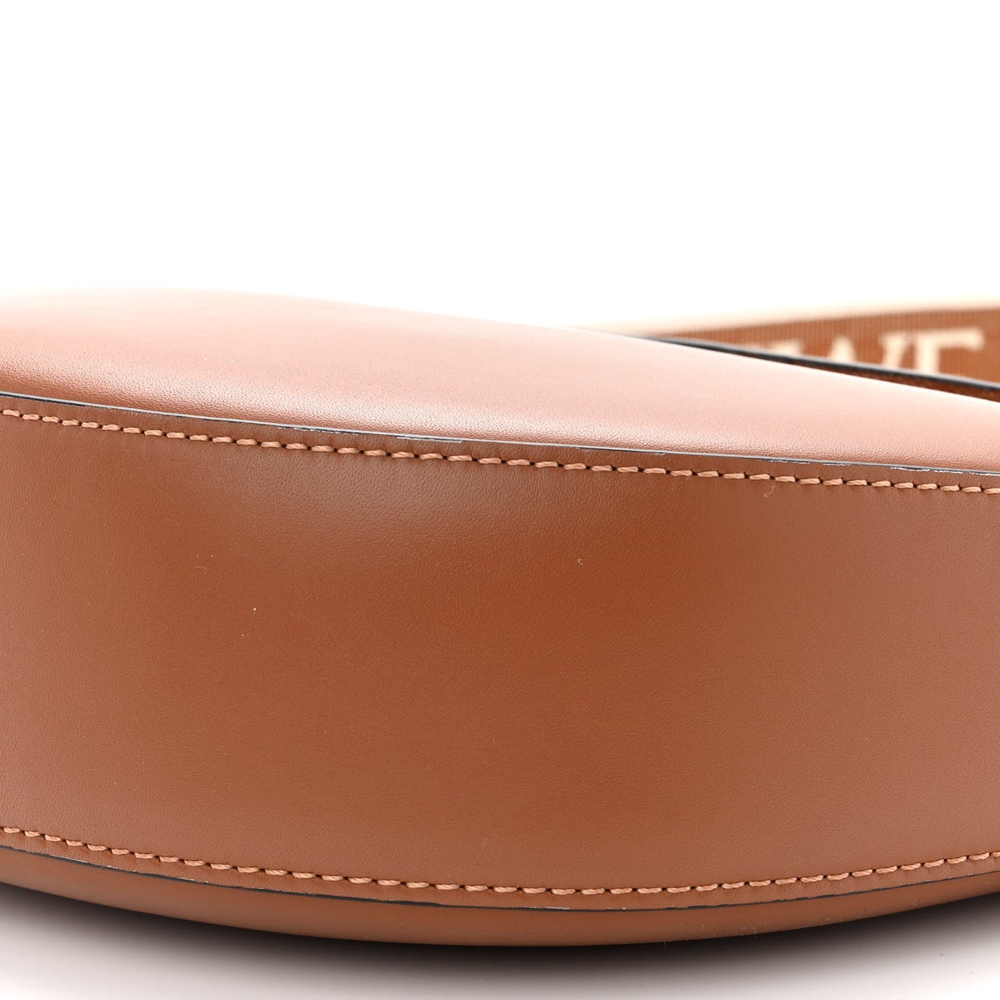 Satin Calfskin Jacquard Luna Bag Pecan
