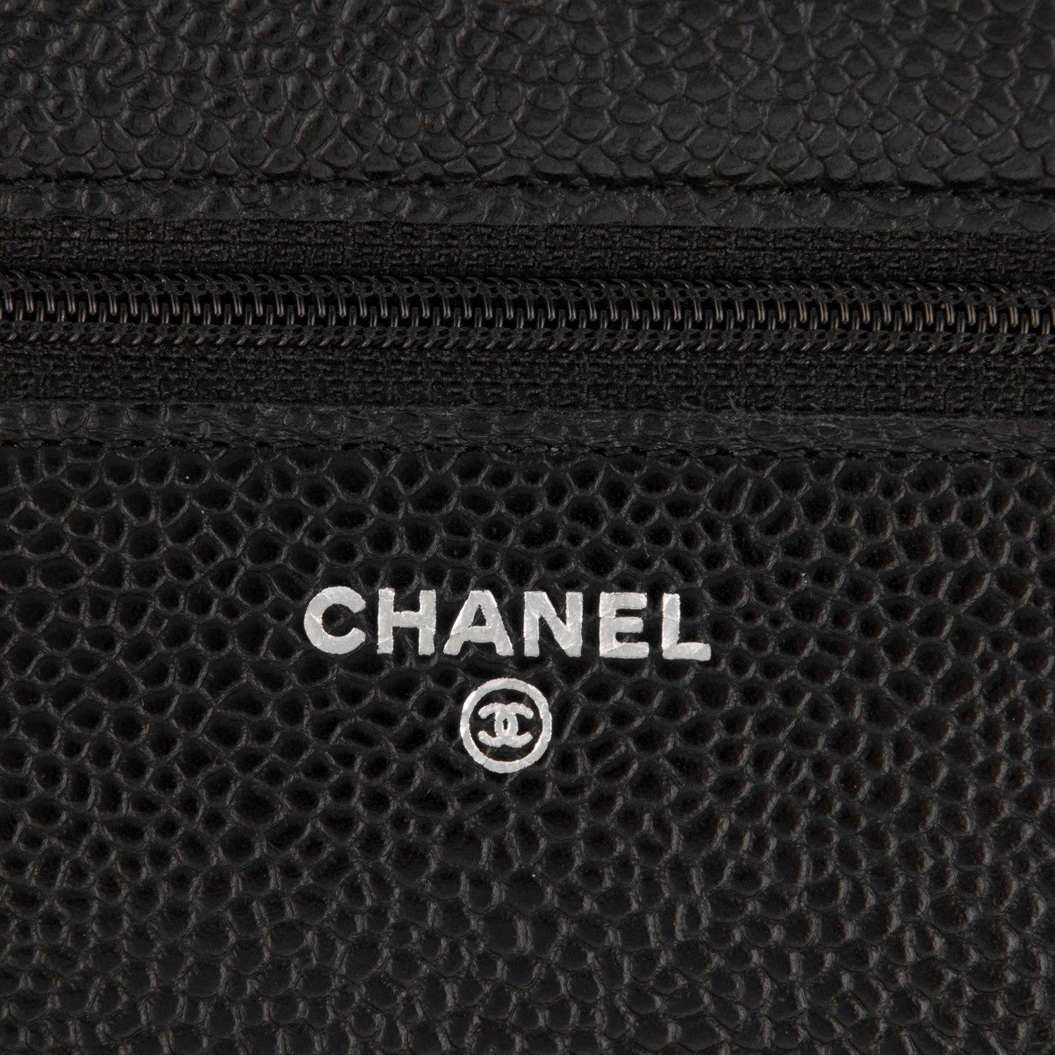 Chanel Caviar Quilted Wallet On Chain WOC Black 6 of 8