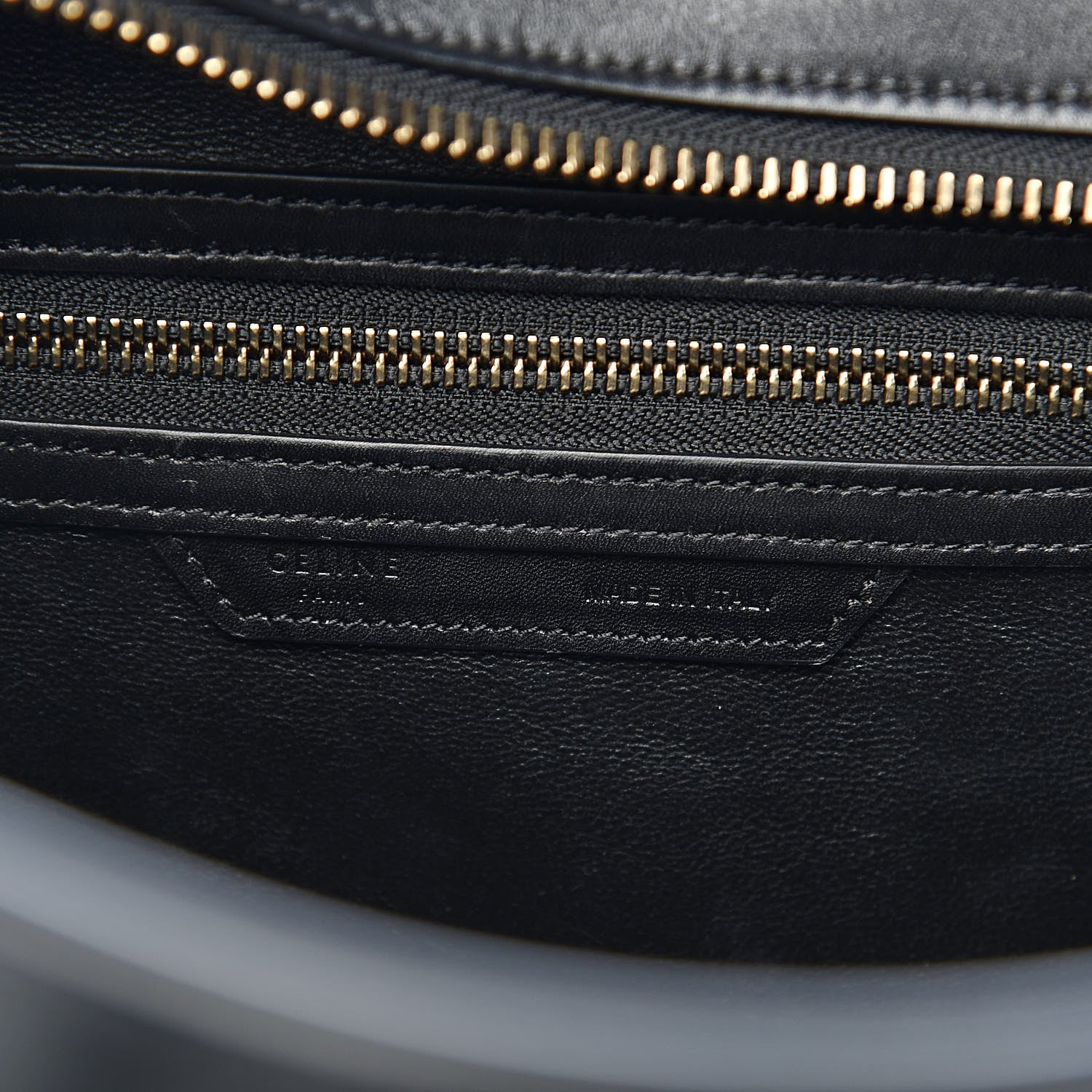 Celine Bullhide Drummed Calfskin Micro Tri-Color Luggage Antarctic 6 of 14