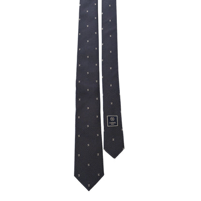 Chanel Silk CC Mens Neck Tie Blue 2 of 4