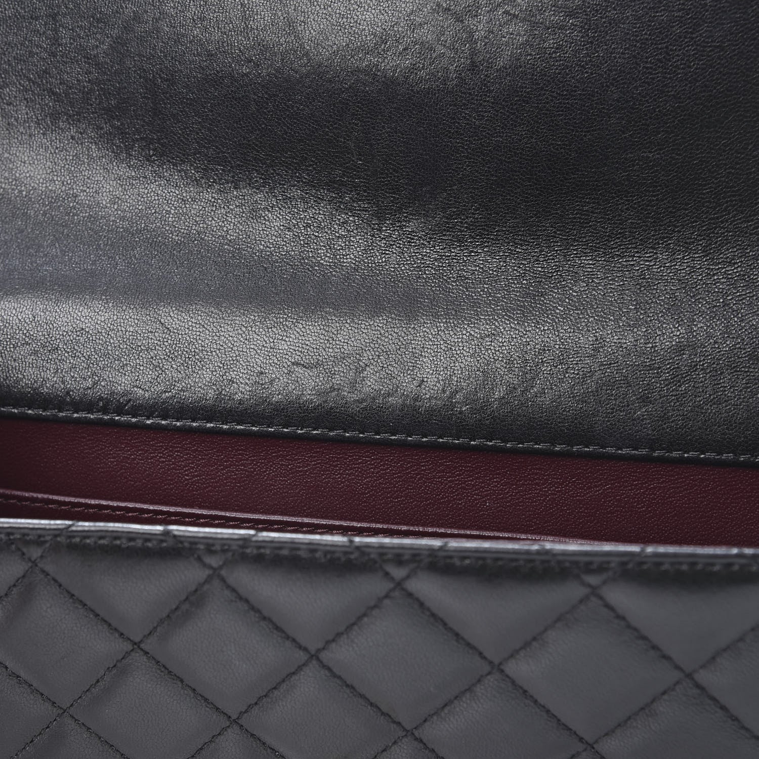 Chanel Lambskin Quilted Medium Crossing Times Flap Black 6 of 13