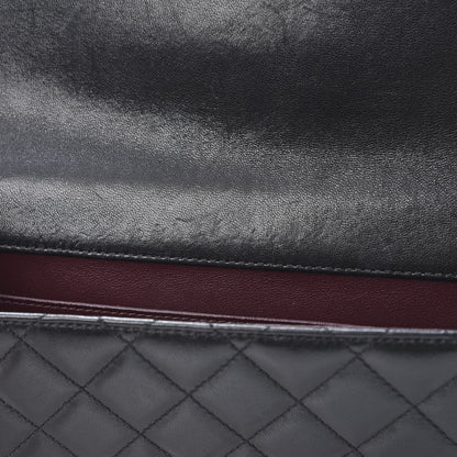 Chanel Lambskin Quilted Medium Crossing Times Flap Black 6 of 13