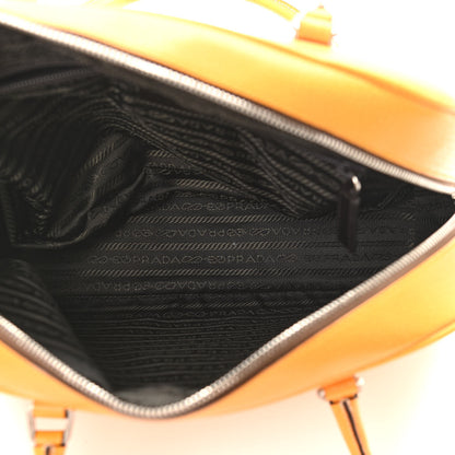 Prada Goatskin Bowling Bag Orange 5 of 10