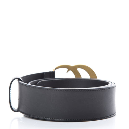 Gucci Calfskin Double G 40mm Belt 95 38 Black 3 of 8