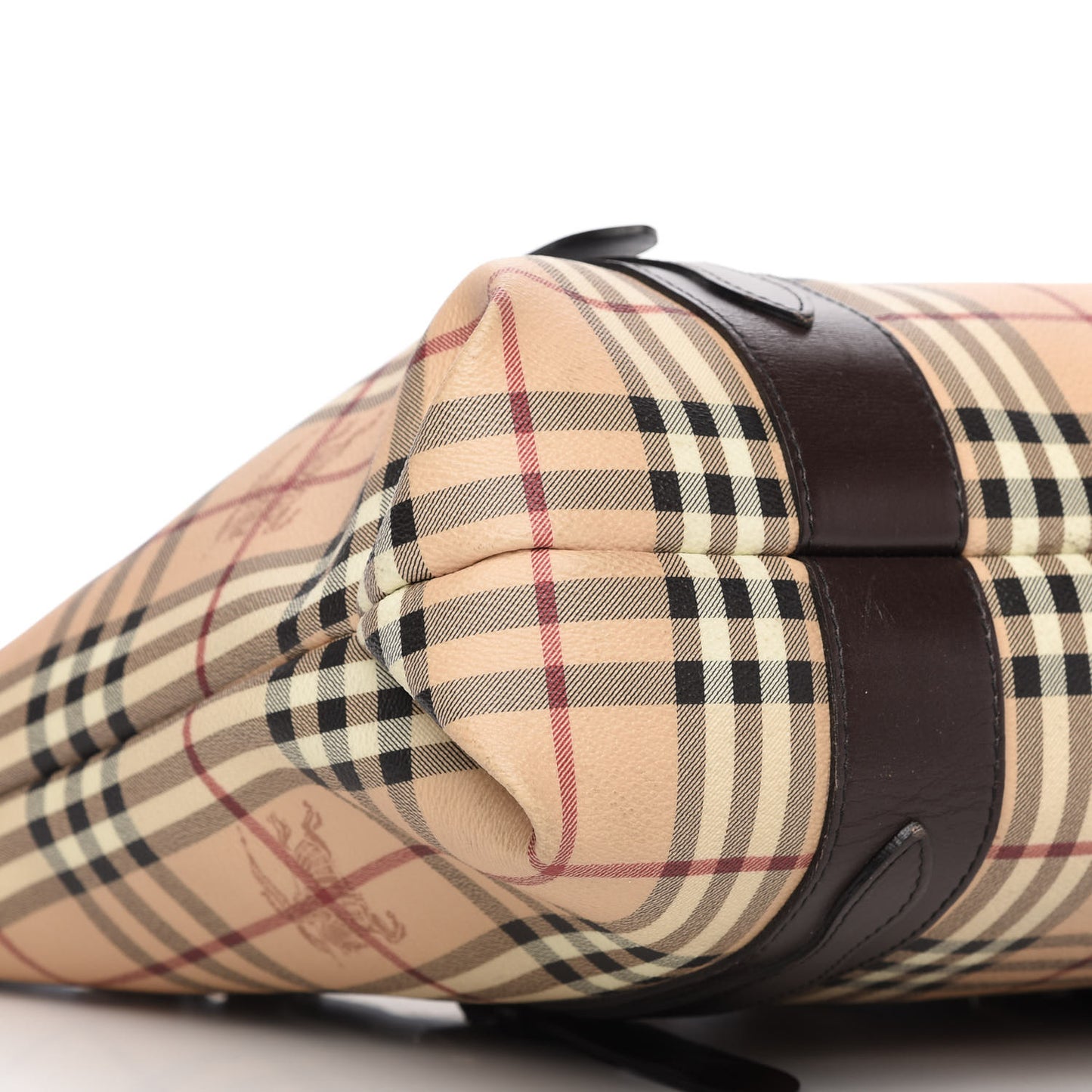 Haymarket Check Tote Chocolate
