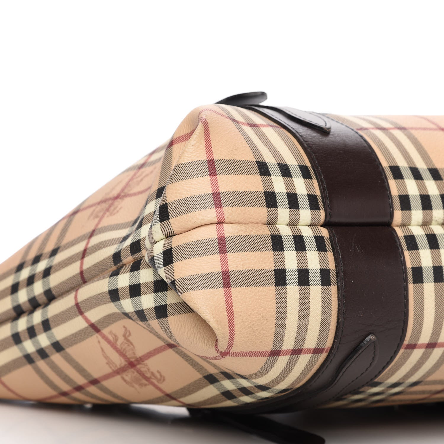 Burberry Haymarket Check Tote Chocolate 6 of 11