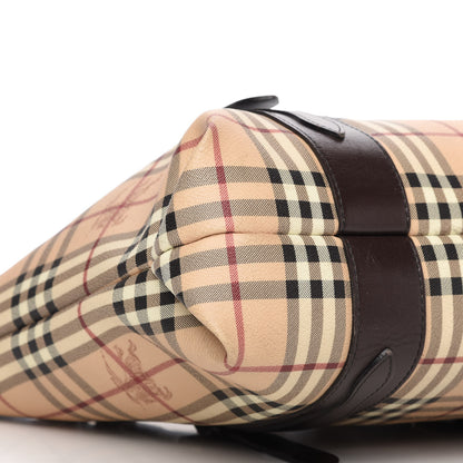 Burberry Haymarket Check Tote Chocolate 6 of 11