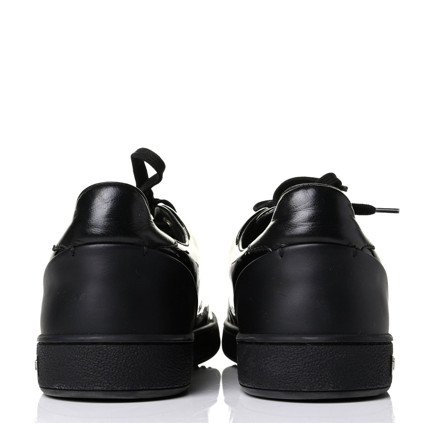Patent Calfskin Frontrow Sneakers 36.5 Black