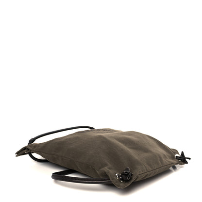 Hermes Herringbone Canvas Swift Maline Bag Kaki Ebene 4 of 10