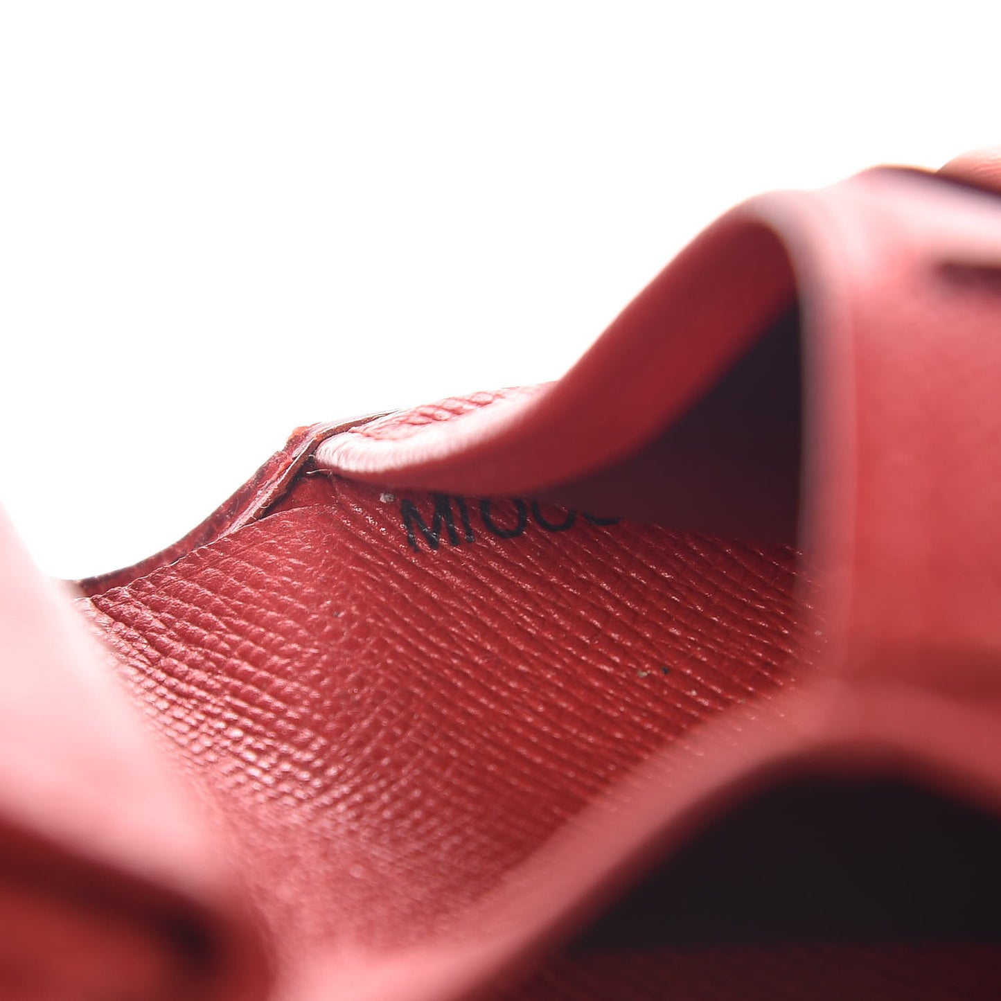 Epi Porte Billets Compact Wallet Red