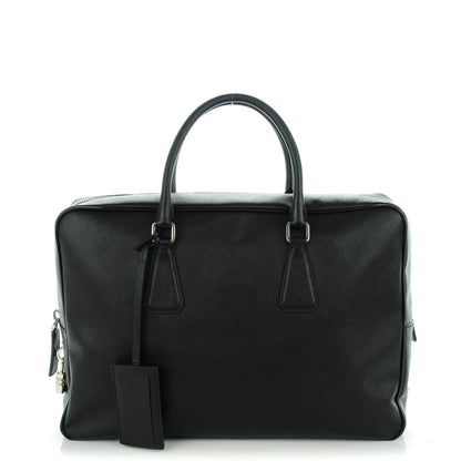 Prada Saffiano Briefcase Nero Black 1 of 8