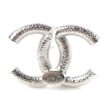 Chanel Crystal Palais Garnier CC Earrings Silver 4 of 5