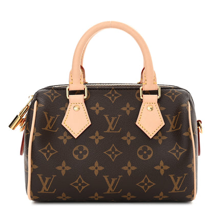 Louis Vuitton Monogram Speedy Bandouliere 20 Beige 1 of 9