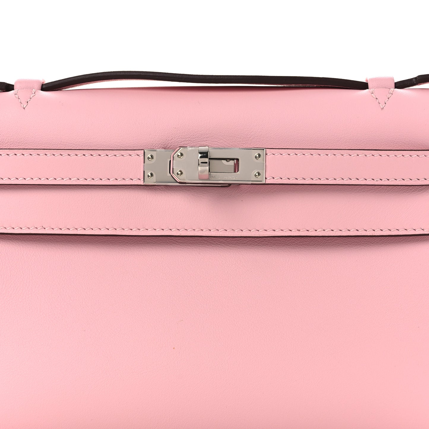 Swift Kelly Pochette Clutch Rose Sakura