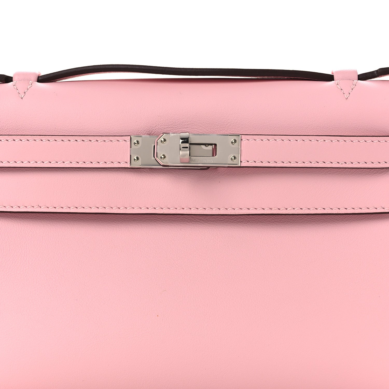 Hermes Swift Kelly Pochette Clutch Rose Sakura 8 of 12
