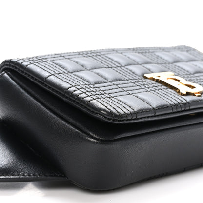 Burberry Lambskin Quilted Lola Bum Bag Black 9 of 10