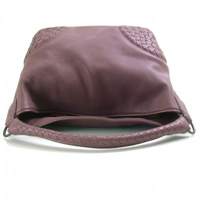 Bottega Veneta Leather Woven Hobo Grape 4 of 12