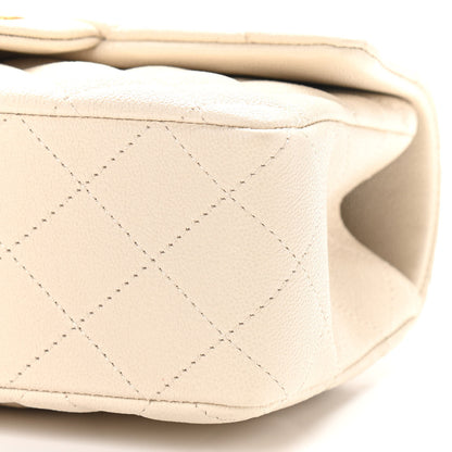 Chanel Caviar Quilted Mini Top Handle Rectangular Flap Beige 10 of 10