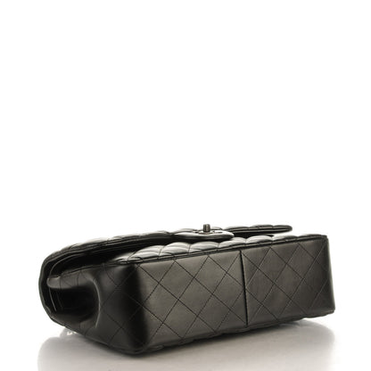 Chanel Lambskin Quilted Jumbo Double Flap So Black 4 of 8