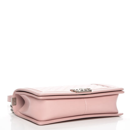 Chanel Calfskin Quilted New Medium Boy Flap Light Pink 4 of 9