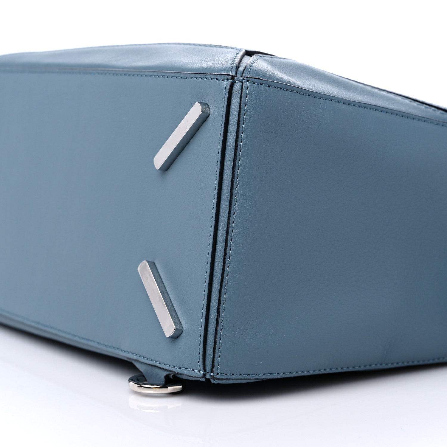 Loewe Calfskin Small Puzzle Bag Stone Blue 8 of 8