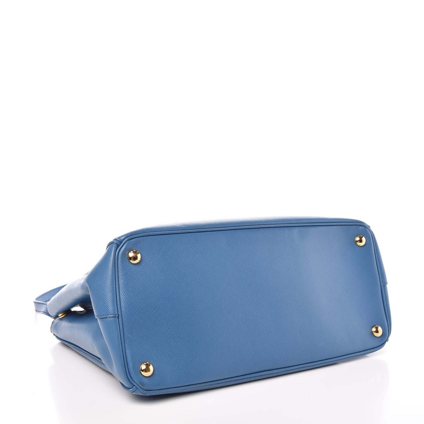 Saffiano Medium Galleria Double Zip Tote Cobalto