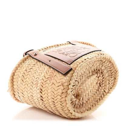 Loewe Raffia Small Basket Tote Bag Natural Tan 3 of 9