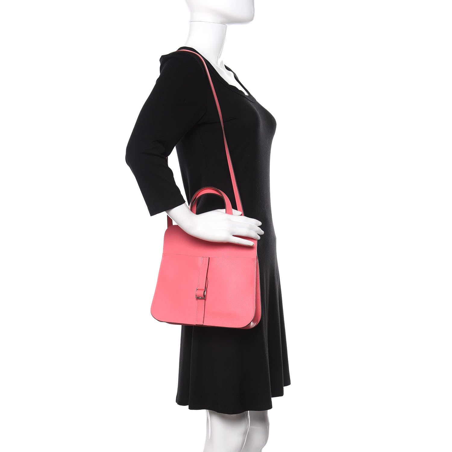 Hermes Evercolor Halzan 25 Rose Azalee 2 of 11