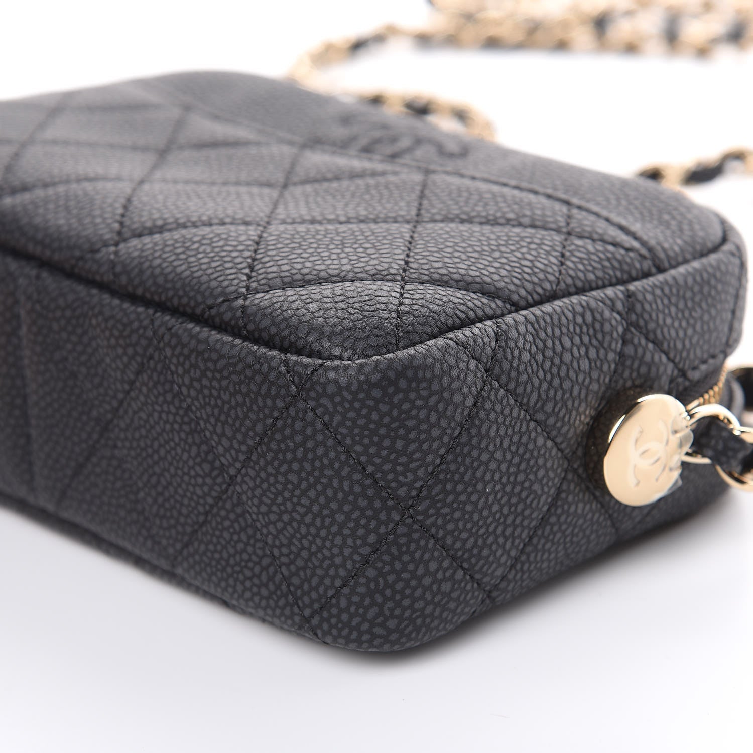 Chanel Caviar Quilted Mini Coco Tassel Camera Case Black 9 of 10