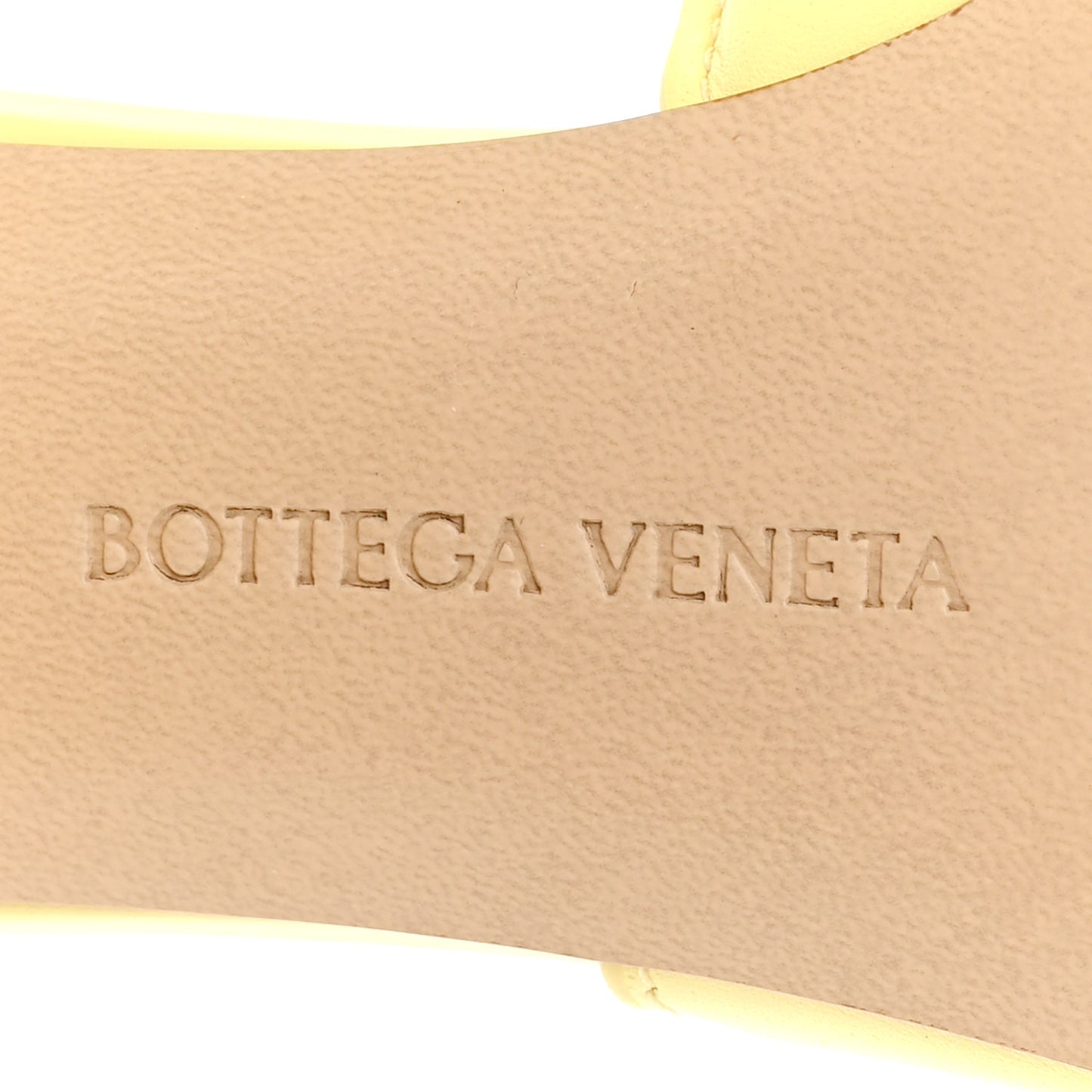 Vienna Calfskin The Band Mule Sandals 35.5 Lemonade