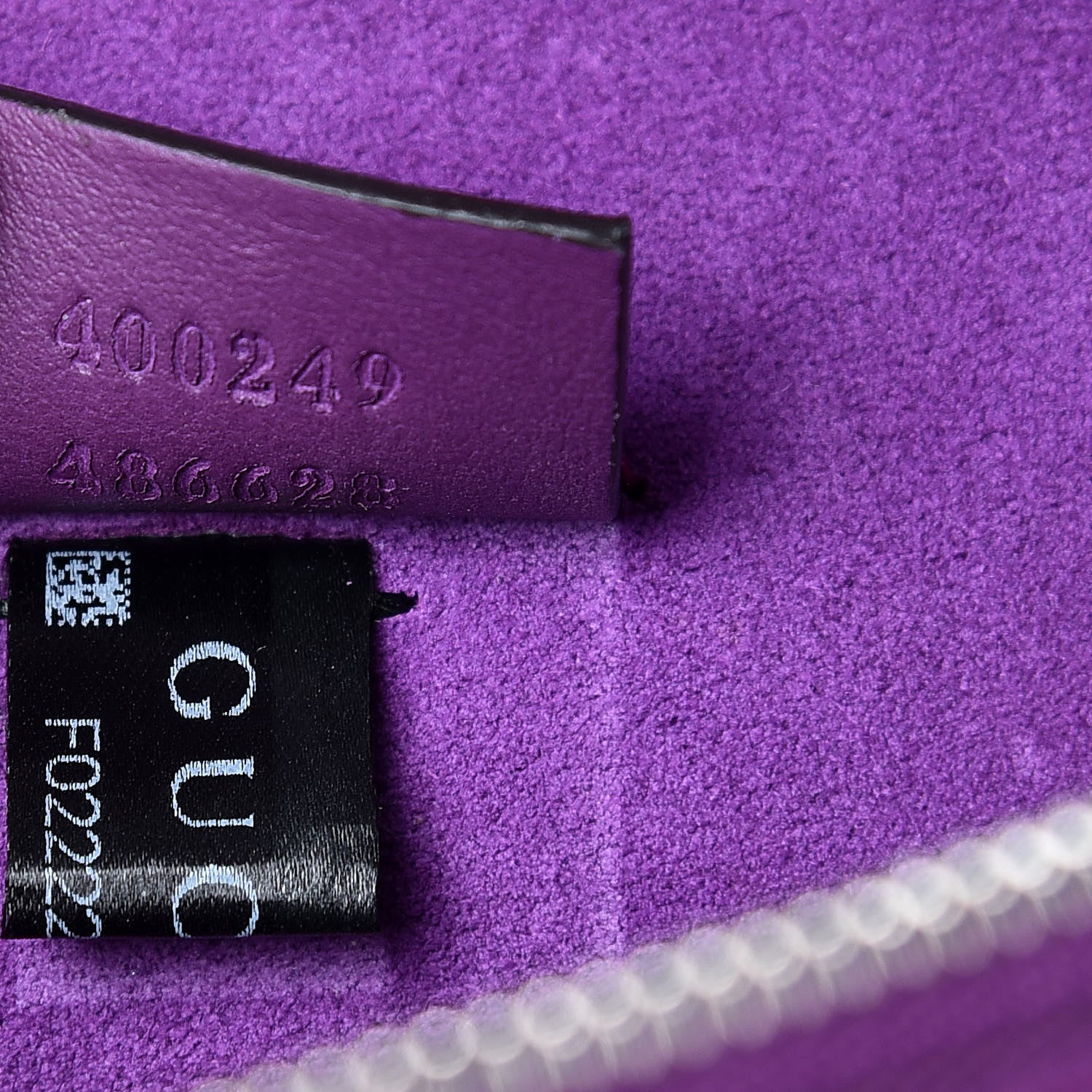 Gucci GG Supreme Monogram Embroidered Small Dionysus Shoulder Bag Purple 7 of 9