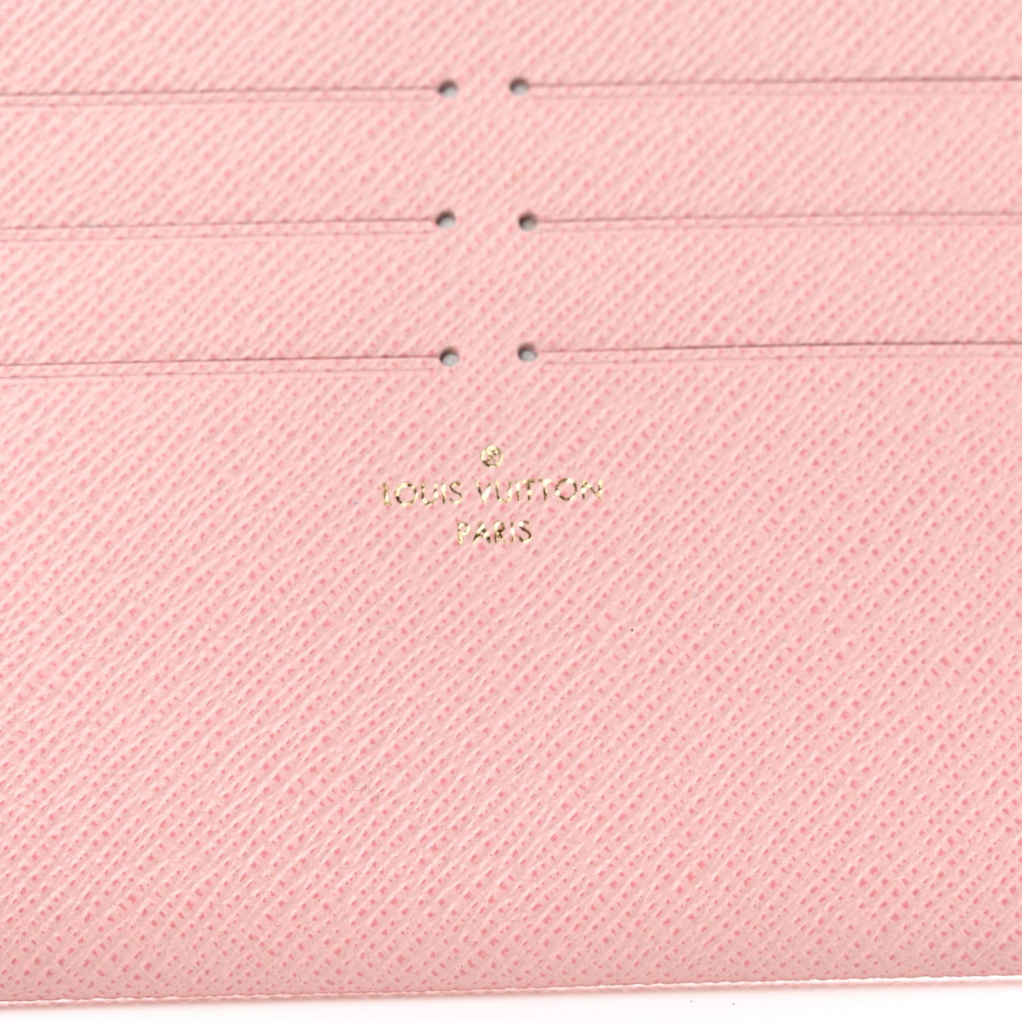 Calfskin Felicie Card Holder Insert Rose Ballerine
