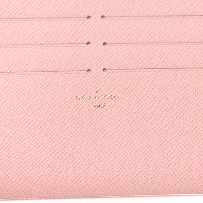 Louis Vuitton Calfskin Felicie Card Holder Insert Rose Ballerine 6 of 6